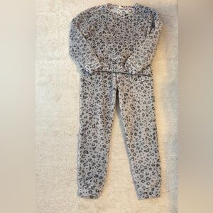 Pink Rose | Fleece Pajama Set